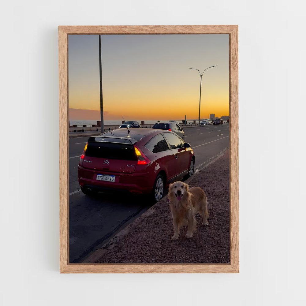 Poster À la Croisée des Chemins – affiche Citroën (vue 4)